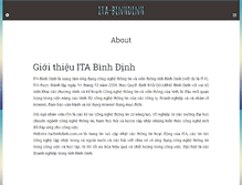 Tablet Screenshot of ita-binhdinh.com.vn